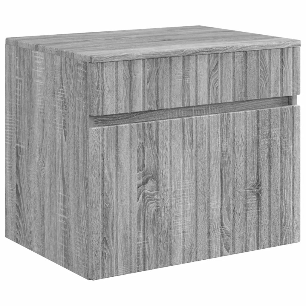 Mobiletto da Bagno | Armadio da bagno a Muro Sonoma grigio 59 x 44,5 x 50 cm