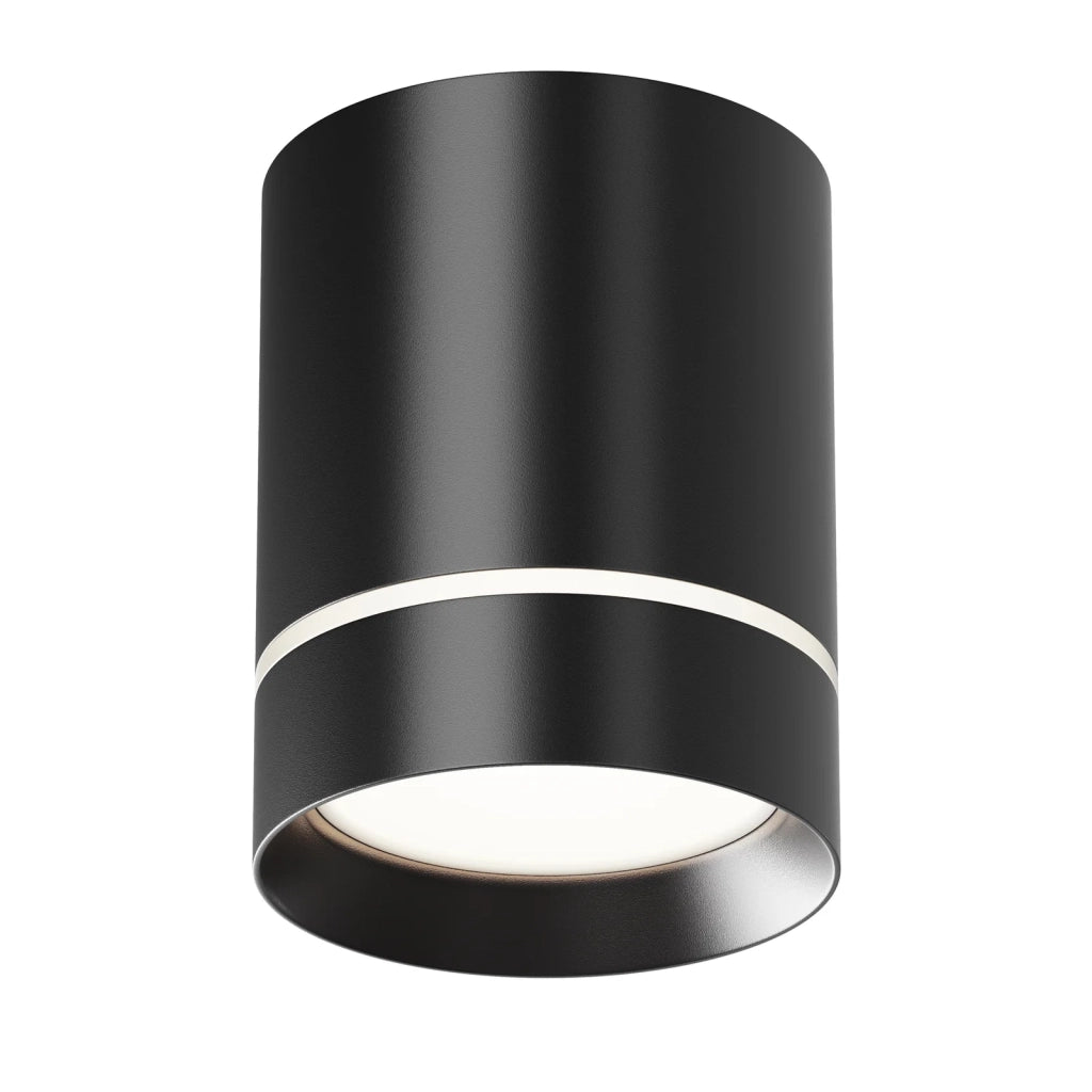 Maytoni Lampada da soffitto moderna Orlo 1 luce LED integrato nero metallo