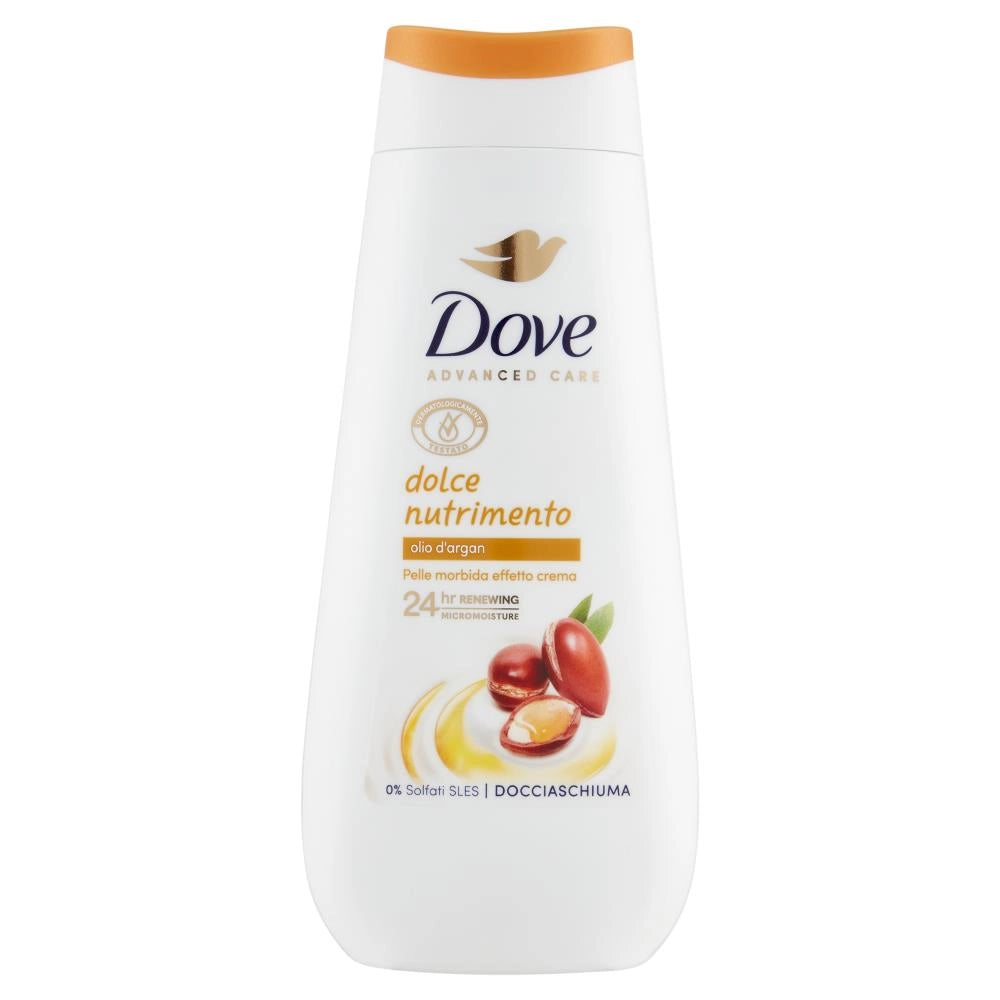 DOVE ADVANCED CARE DOCCIASCHIUMA DOLCE NUTRIMENTO OLIO D'ARGAN 225 ML