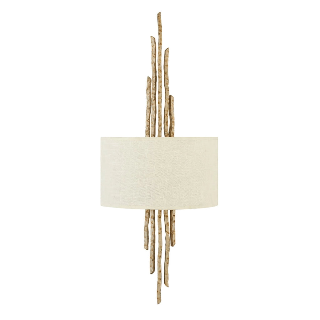 Applique Contemporanea Spyre Acciaio Oro Champagne 2 Luci E14