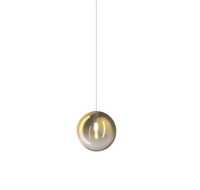 SOSPENSIONE BIANCO 8 LUCI TONDA VETRI OR + RA + 2X BR + 2X AM + 2X FU 1184BI-S8 T-MS