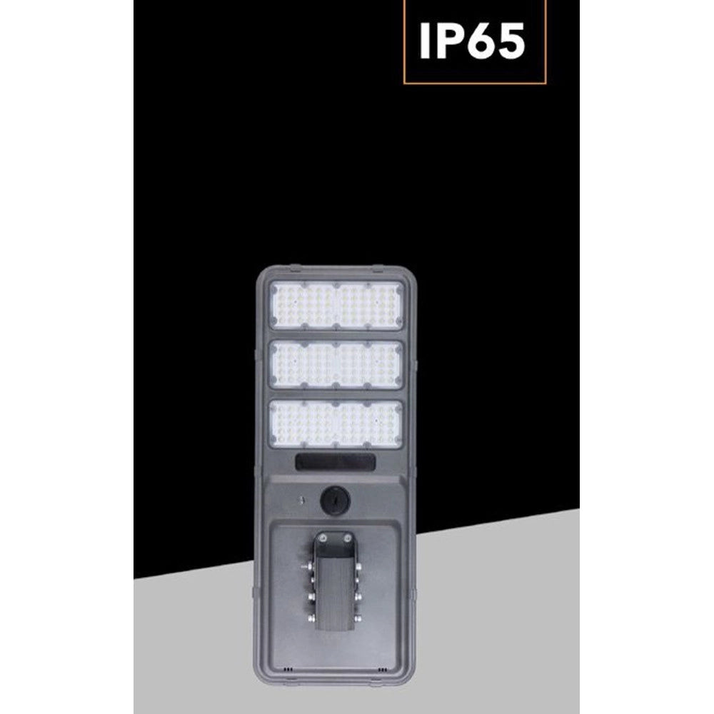 Trade Shop - Lampada Stradale Led Lampione Ip65 Con Pannello Solare Sensore Movimento Luce 6500k Tr-600w -