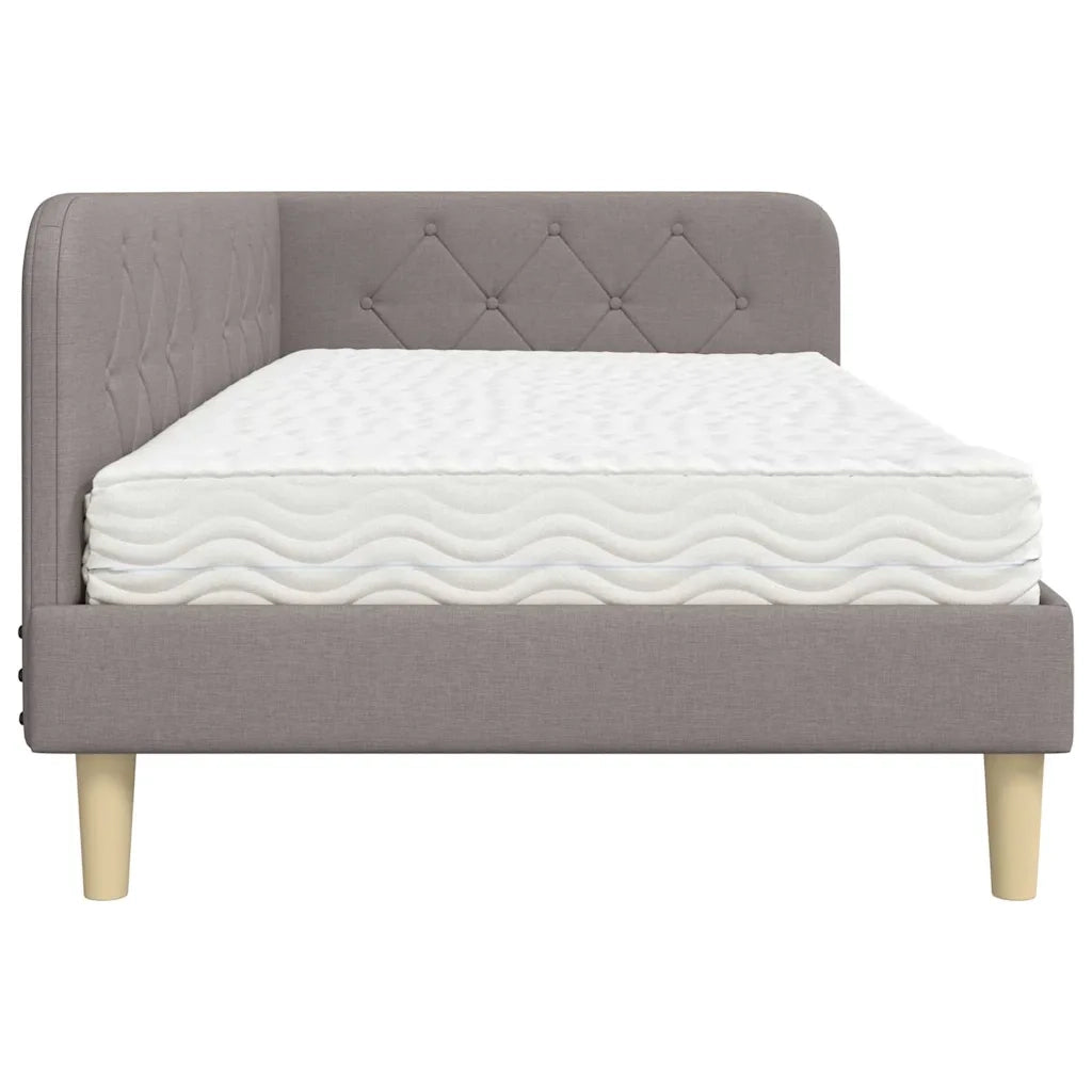 Cornice del letto ad angolo Talpa 90 x 190 cm Tessuto 3394114
