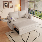 Divano Letto Multifunzione con Schienale Regolabile e Cuscini ¨C Xylo ¨C Grigio