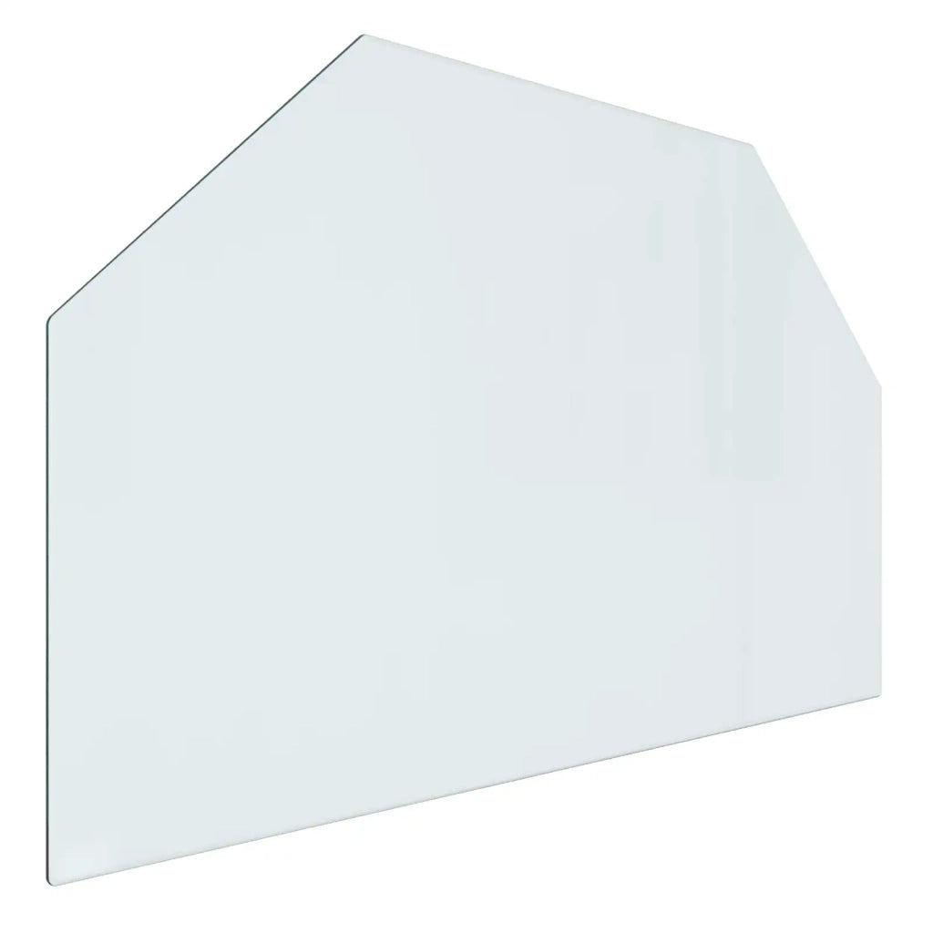 Piastra in vetro per camino Trasparente 80 x 50 cm Vetro CFW4366553