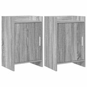 Comodini 2 pcs Sonoma grigio 40 x 30 x 60 cm 8011022