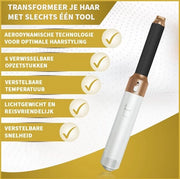 Stilizzatore capelli - Pettinatrice per capelli arricciati - Avvolgitore capelli - Pettinatrice per asciugatore - Stilizzatore capelli - Stilizzatore capelli - Spazzola a rulli per capelli - Pettinatrice per capelli stile.