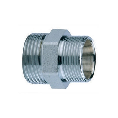 NIPPLE MASCHIO CROMO- 3/4- S.F.- pezzi 1