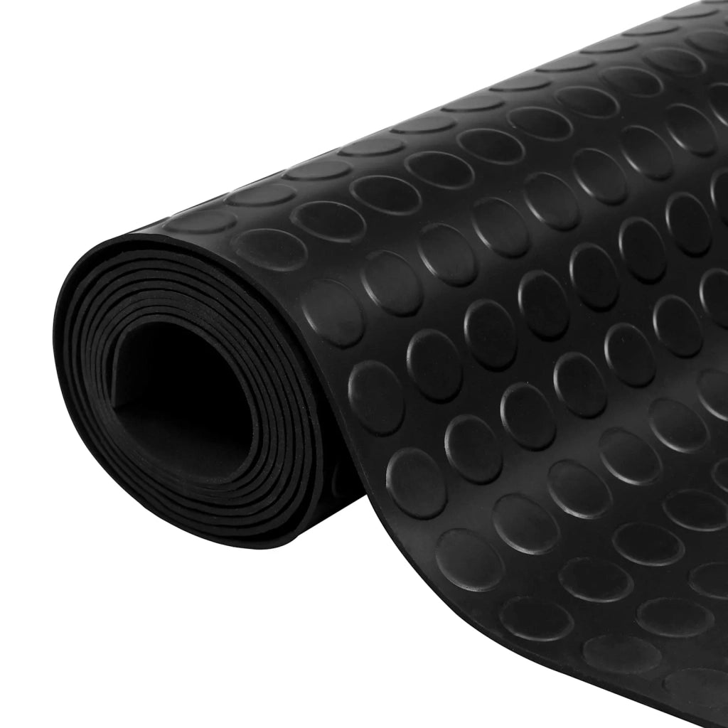 Tappeto per pavimento Nero 1,5 x 2 m Gomma 42046732