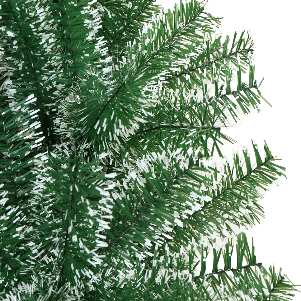 Albero di Natale Artificiale con Neve Fioccata Verde 210 cm 357775