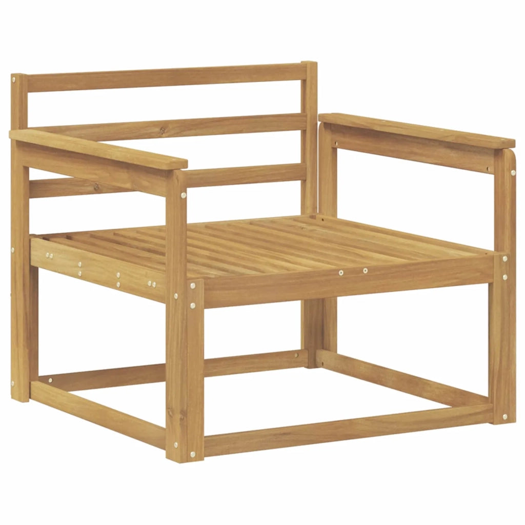 Divano centrale per esterno Legno di Acacia Massello Bianco 3438998