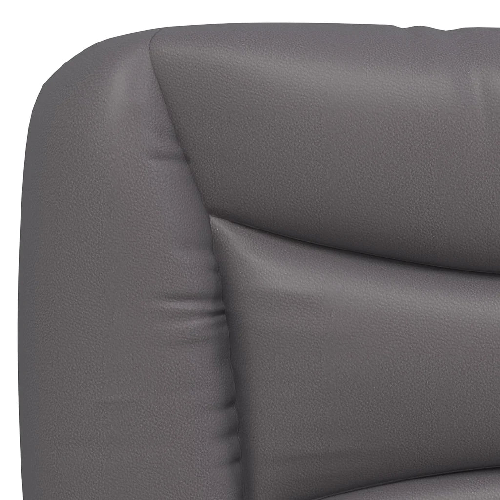Letto con Materasso Hvar Grgio 90x200 cm in Similpelle