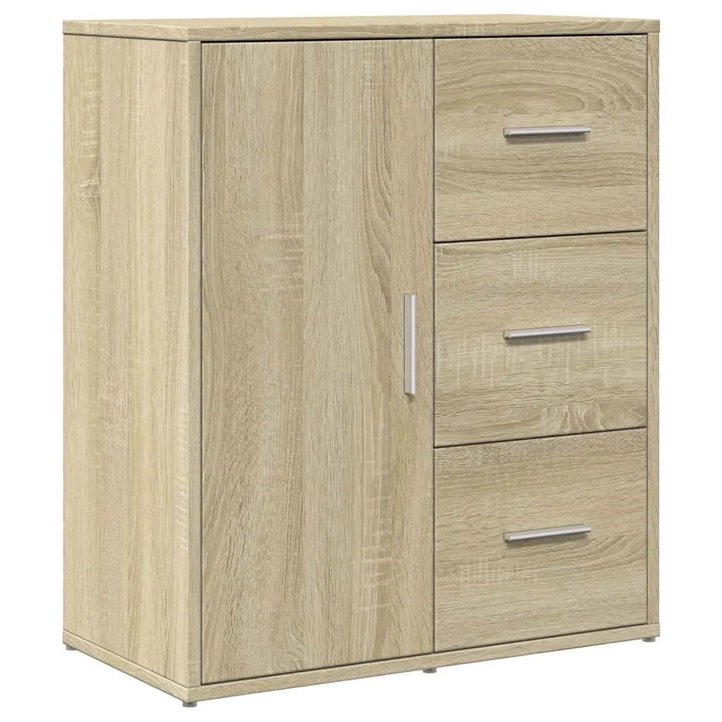 Credenza-Buffet-Armadio da cucina Rovere Sonoma 60x31x70 cm in Legno Multistrato 460093