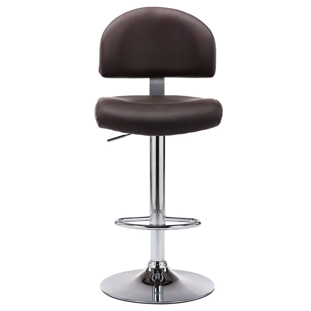 Sgabello da Bar Marrone in Similpelle 249652