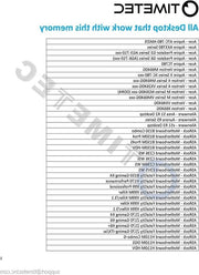 16GB DDR4 2133MHz PC4-17000 Non-ECC Unbuffered 1.2V CL15 2Rx8 Doppio Canale 288 Pin UDIMM Modulo di Sostituzione di Memoria RAM Desktop PC - 16GB - Alta Qualità