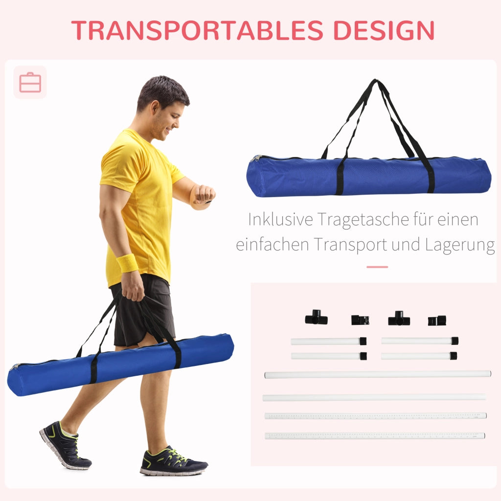 Set Agilit¨¤ per Cani 4 Pezzi ¨C zephmum ¨C Regolabile in Altezza, Con Borsa