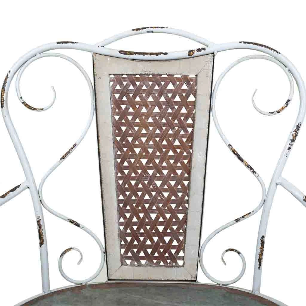 Poltrona in metallo 75,5x59x95h cm