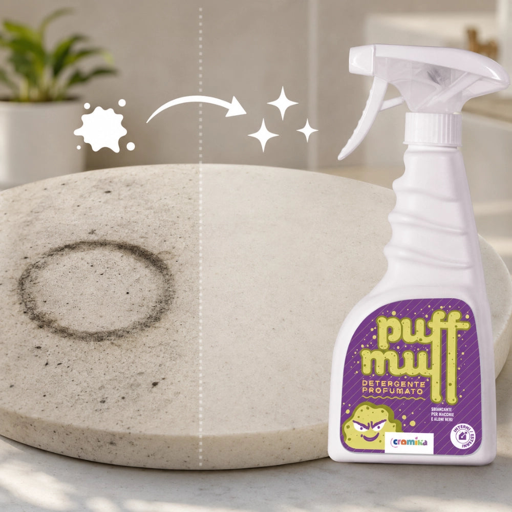 Cromika puff muff detergente profumato per macchie nere e aloni 0.5 l