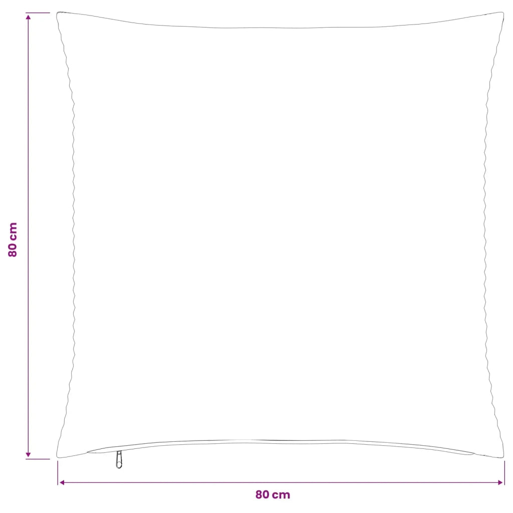 Federa 2 pcs HEERLEN Blu 80 x 80 cm corduroy 913591