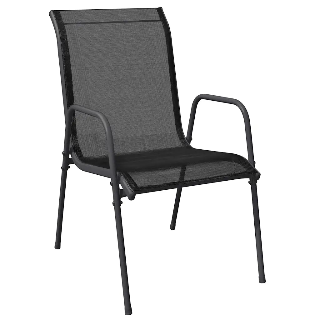 Set da Pranzo per Giardino 9 pcs Nero 3379141