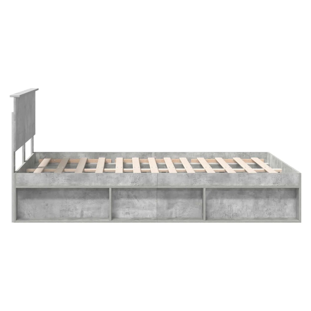 Struttura del letto-Giroletto-Rete del Letto Calcestruzzo 140 x 190 cm Legno multistrato