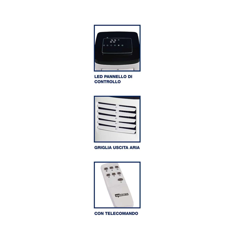 Termozeta Condizionatore portatile TZAZC2 Airzeta Clima C2
