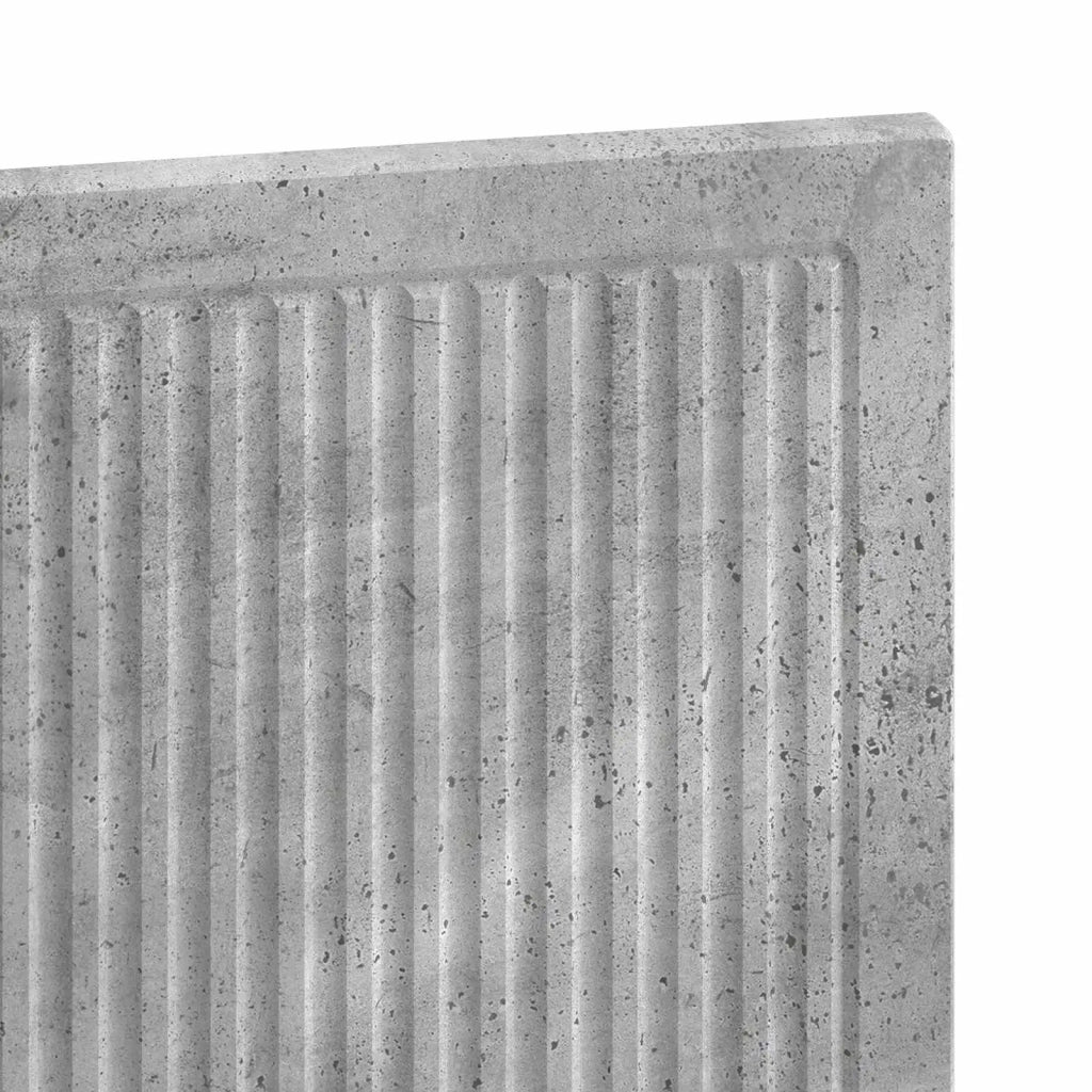 Testiera da Muro EDE Grigio Cemento Legno ingegnerizzato 896078