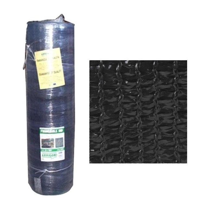 T-rex 01769 Rete Ombreggiante Frangivista 90% 200 cm x 100 m polietilene HD 80 g-mq colore Nero