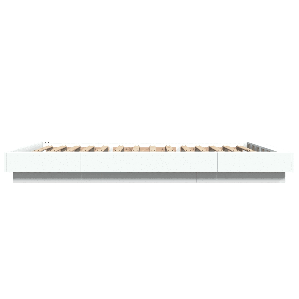 Giroletto-Struttura Letto Bianco 120x200 cm in Legno Multistrato 839499