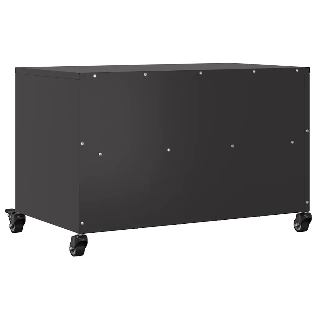 Mobile TV | Armadietto TV | Mobile Porta TV Nero 68x39x43,5 cm in Acciaio