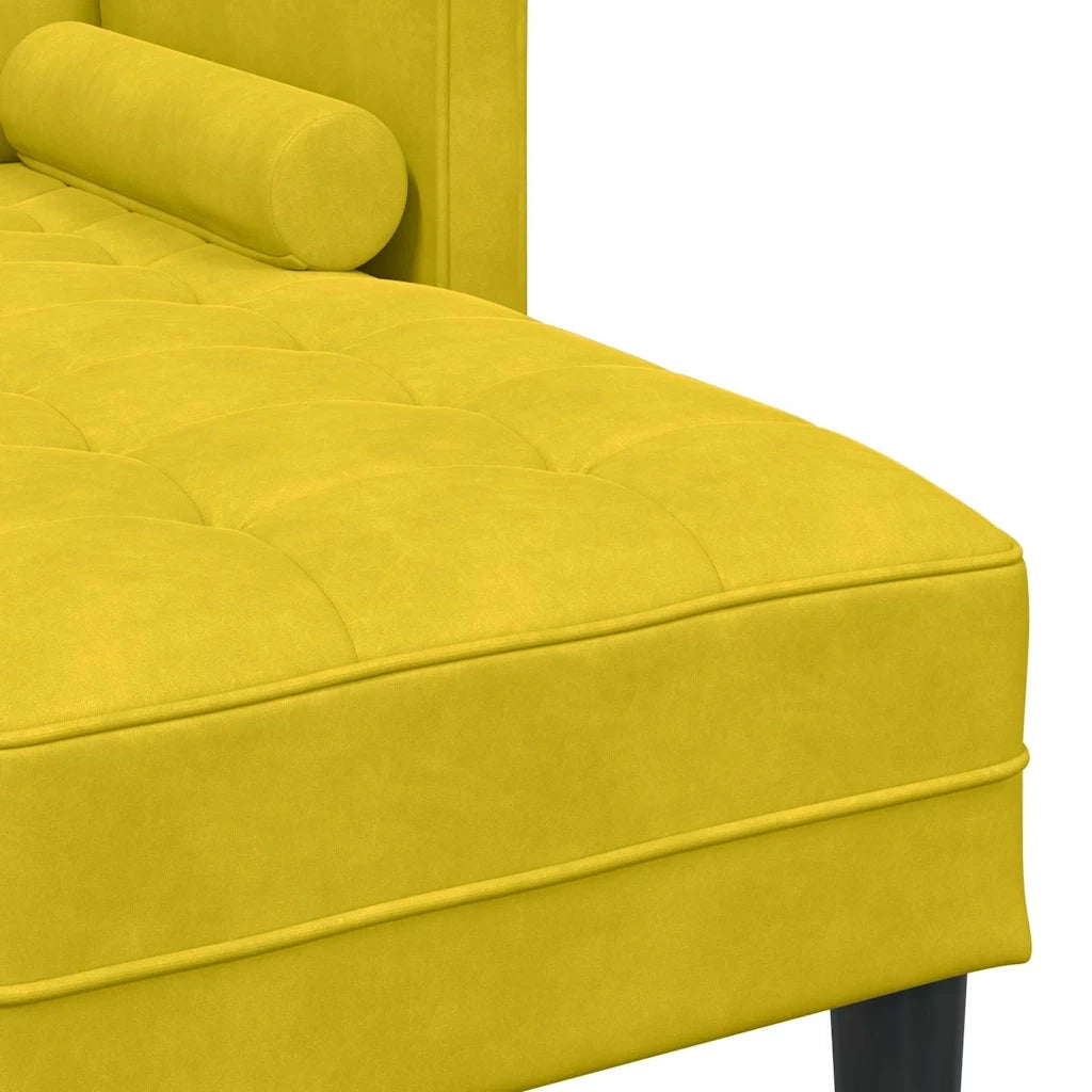 Set di divani con cuscino Giallo Poliestere 42001932