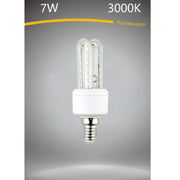 Trade Shop - Lampadina Led E14 7 W Bianco Caldo 3000k Freddo 6500k Naturale 4000k 2u-02t - -bianco Caldo      -