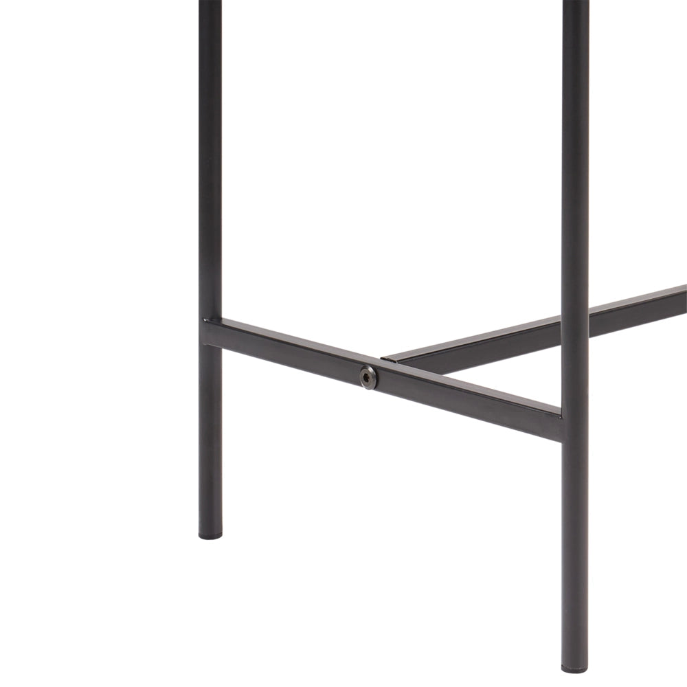 Set di 2 comodini in MDF nero, 2 cassetti, mobili contenitori moderni per camera da letto