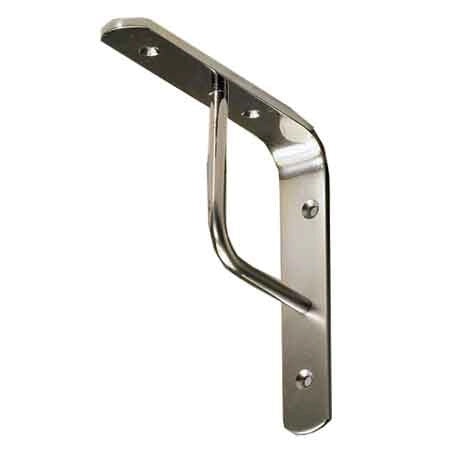 REGGIMENSOLA A SQUADRA  25 cm - Ottone nichelato