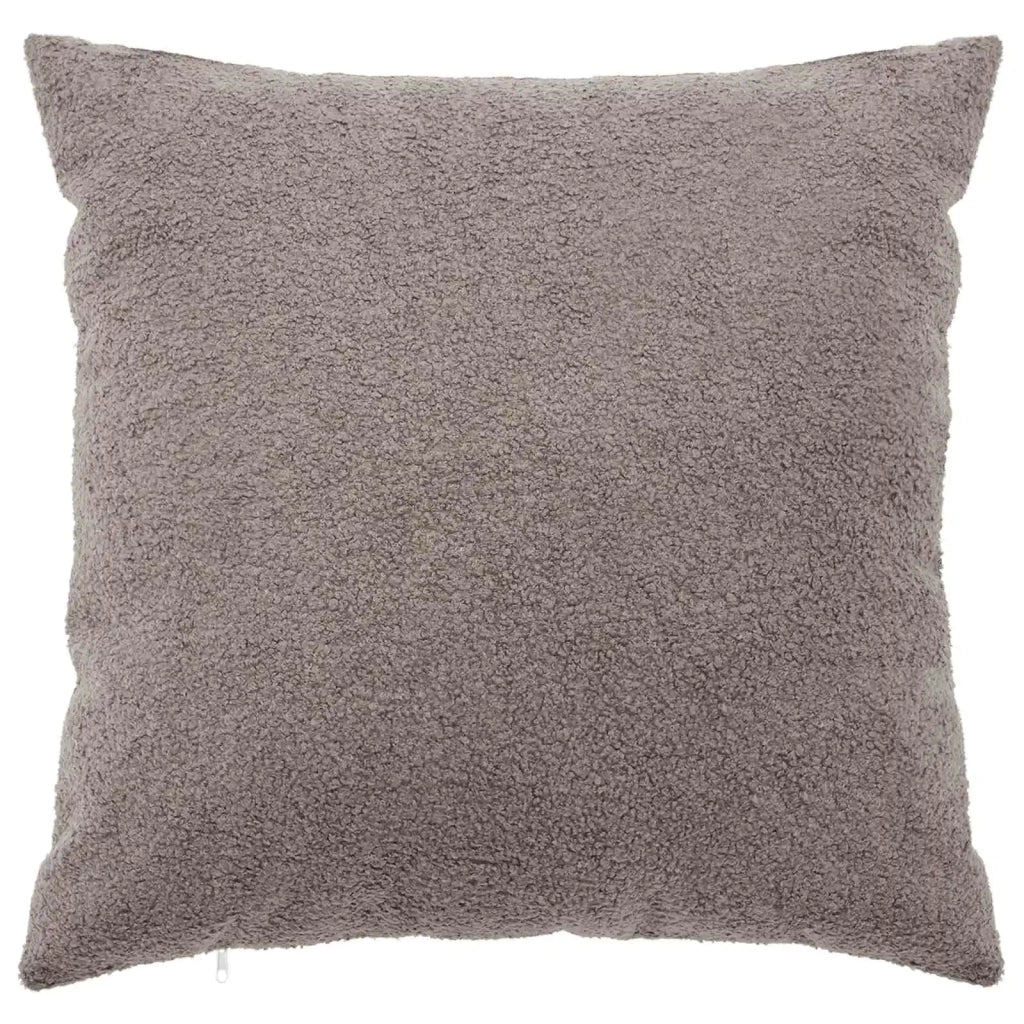 Federa 6 pcs HEERLEN Grigio Chiaro 55 x 55 cm Bouclé 912310
