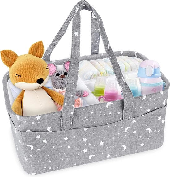 Organizzatore per bebè, borsa da viaggio per bebè, borsa da cambio con chiusura, portatile e pieghevole