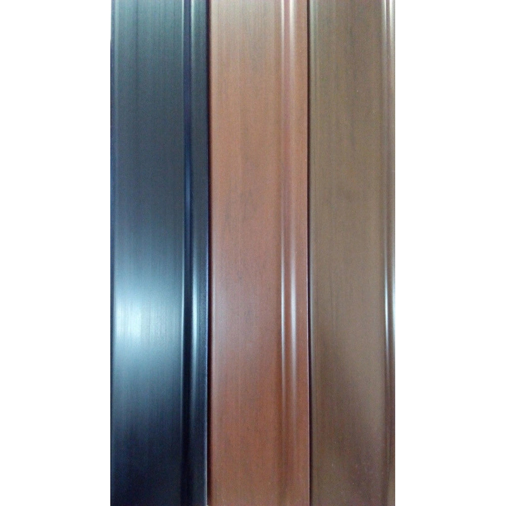 Battiscopa zoccolino flessibile da 2mt in pvc autoestinguente, colori nero