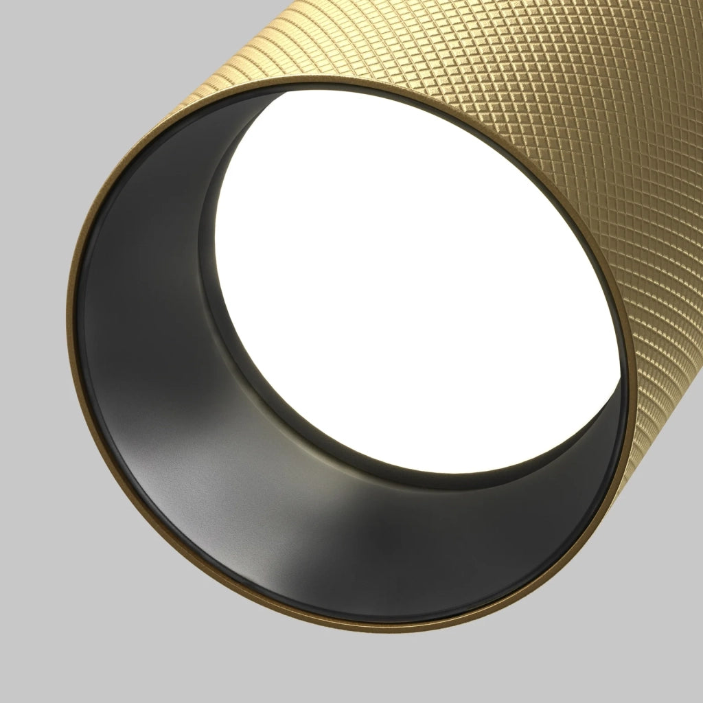 Maytoni Lampada da incasso Artisan 1 luce GU10 nero alluminio