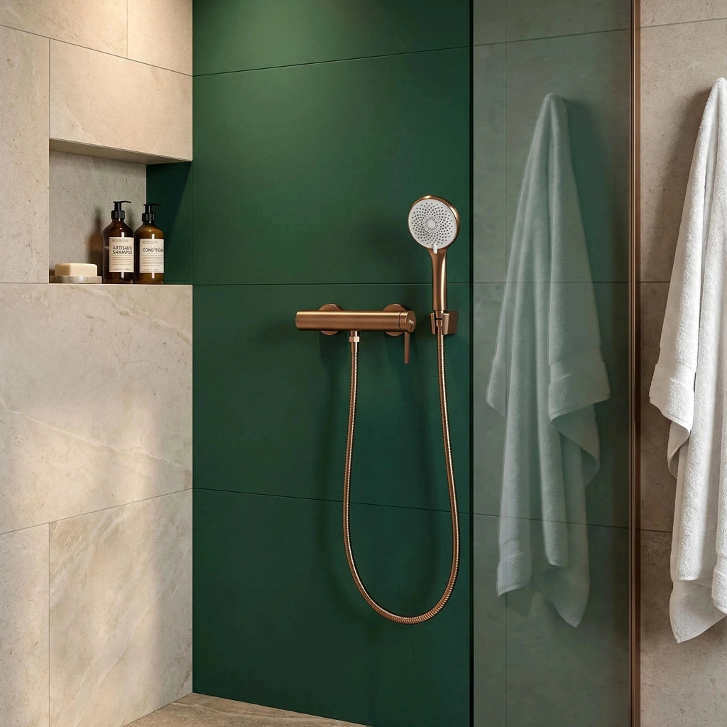 Rubinetto Doccia Rea Rivo Brush Copper