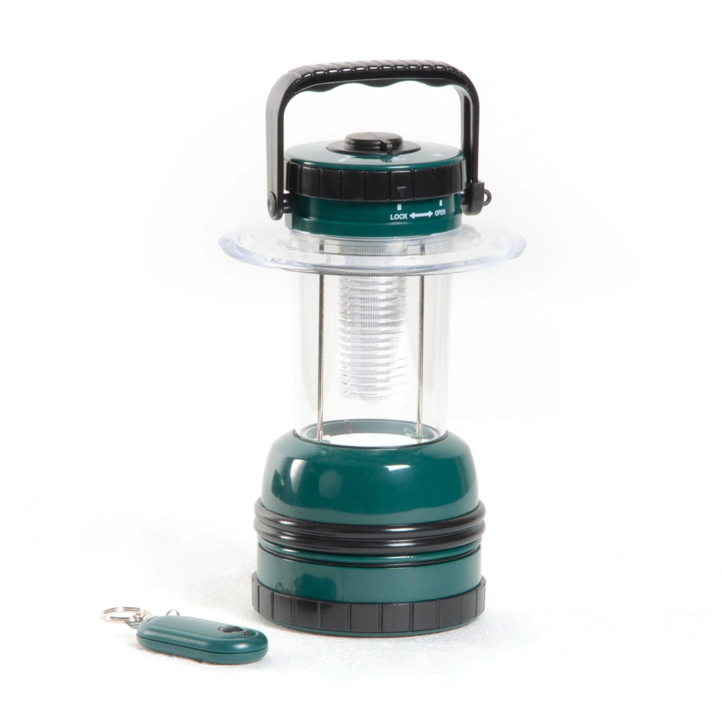 Lanterna Torcia 4D Water Resistant e Galleggiante Ø13x27 cm Lampadina a Incandescenza con Telecomando Verde