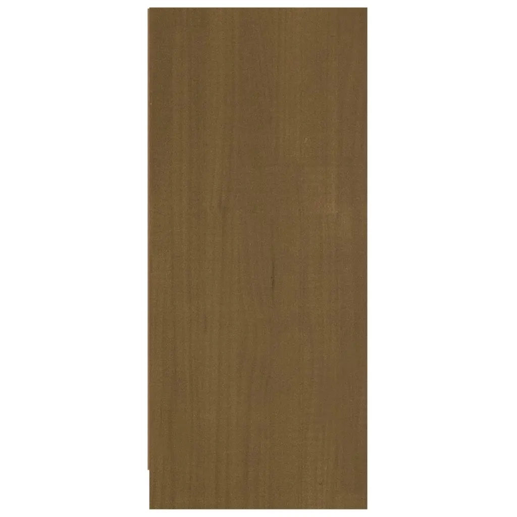 Credenza | Madia | Buffet da pranzo | Armadio da pranzo Marrone Ambra 70x33x76 cm in Legno Massello di Pino