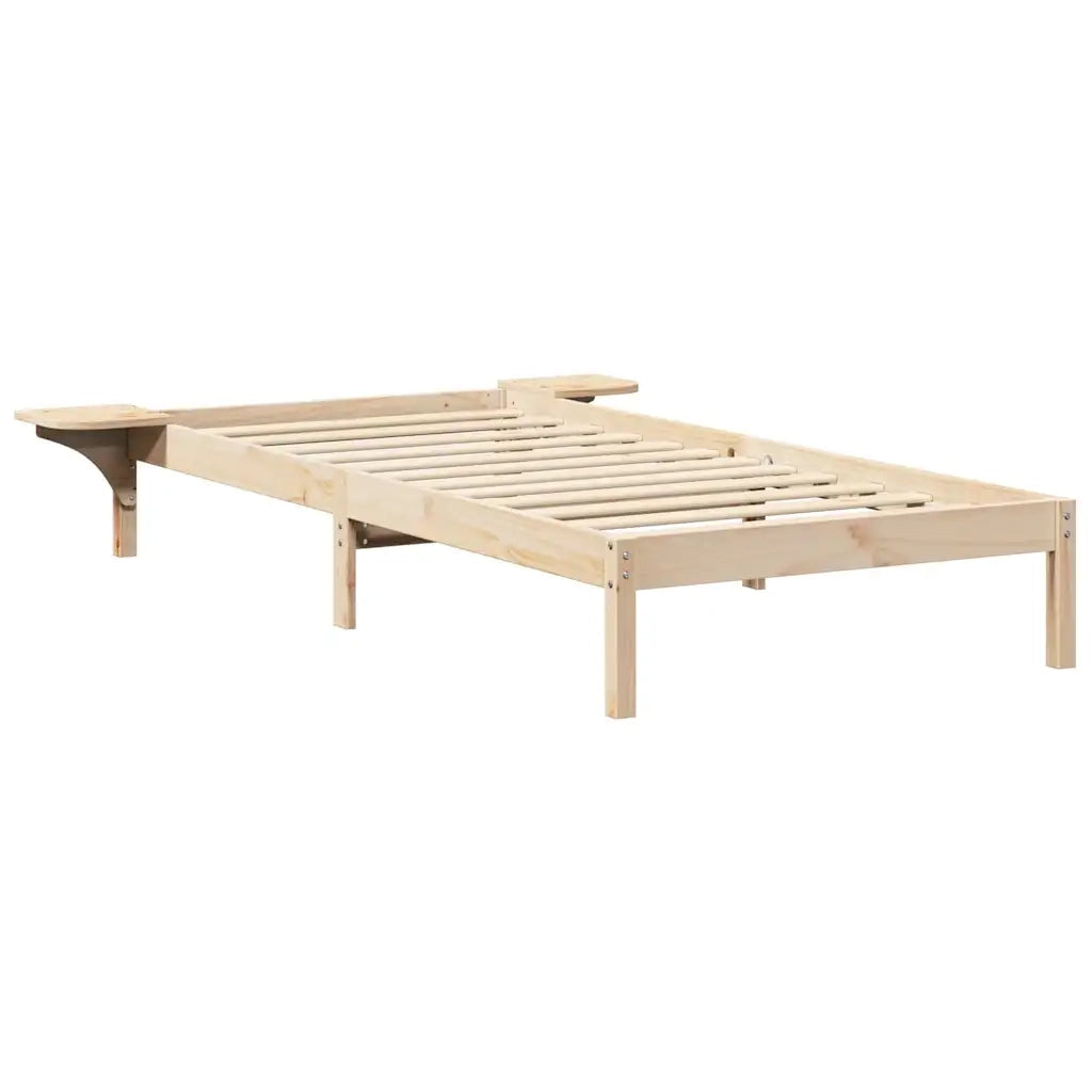 Letto singolo | Letto per adulti | Struttura del letto Naturale 75 x 190 cm Pino massello