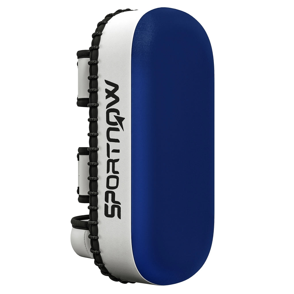 Pao Muay Thai Imbottito per Braccio ¨C Xylo ¨C PU e EPE con Cinghie, 38x20x18 cm, Blu