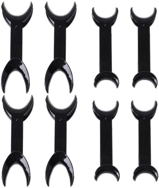 Set di 8 supporti per bocca a forma di T monodirezionale con doppia testa - Intraorale supporto labiale - Strumento odontoiatrico - Resistente a temperature fino a 135 gradi Celsius