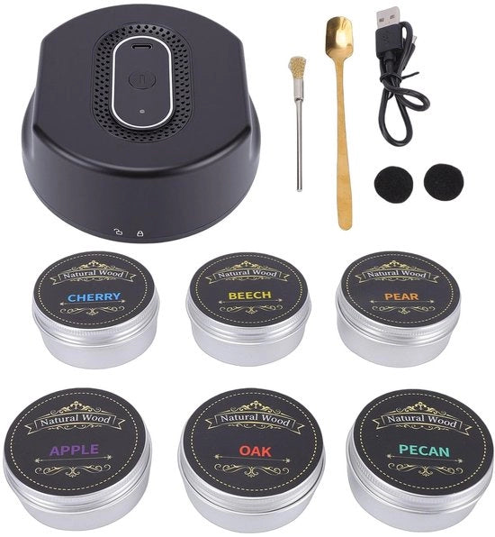 Kit di Riscaldamento Whisky Elettrico con Snipper di Legno