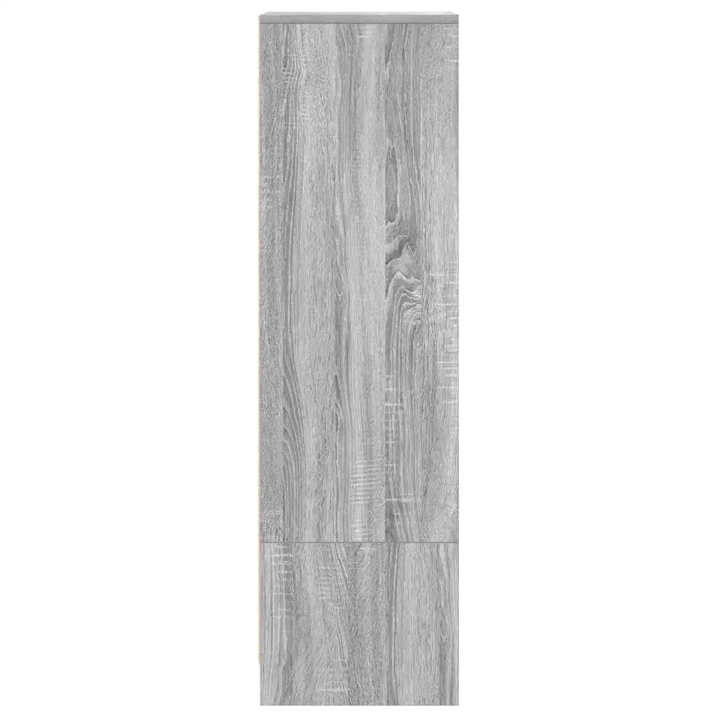 Credenza-Buffet-Armadio da cucina Grigio Sonoma 29,5x34x119,5 cm in Legno Multistrato