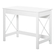 Scrivania Moderna ¨C Minimal ¨C Bianco 105x50x76 cm