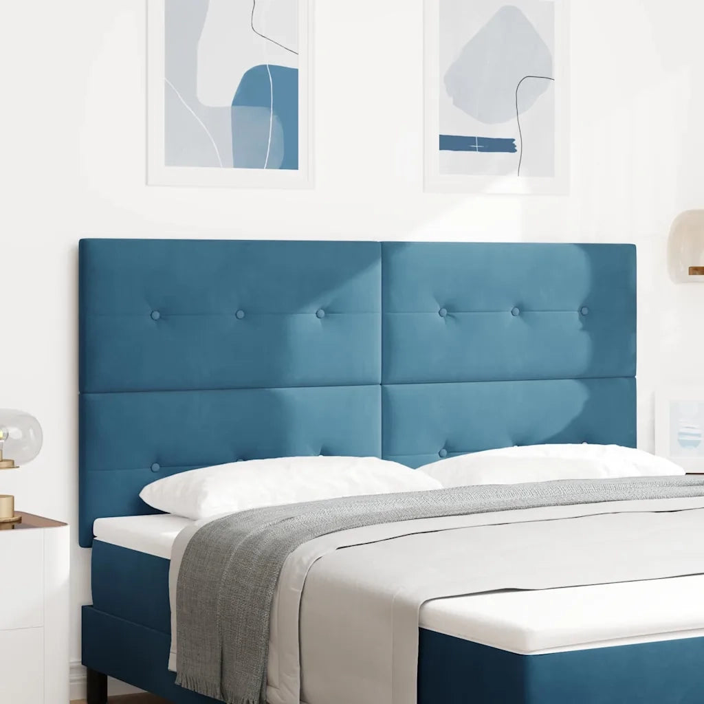 Testiera | Testata Blu Scuro 180 cm Velluto