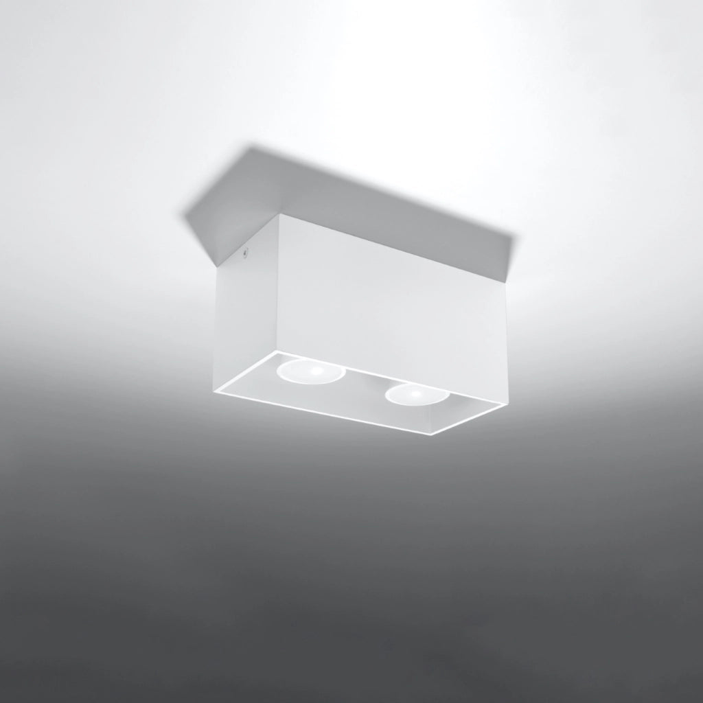 Lampada da soffitto QUAD bianco