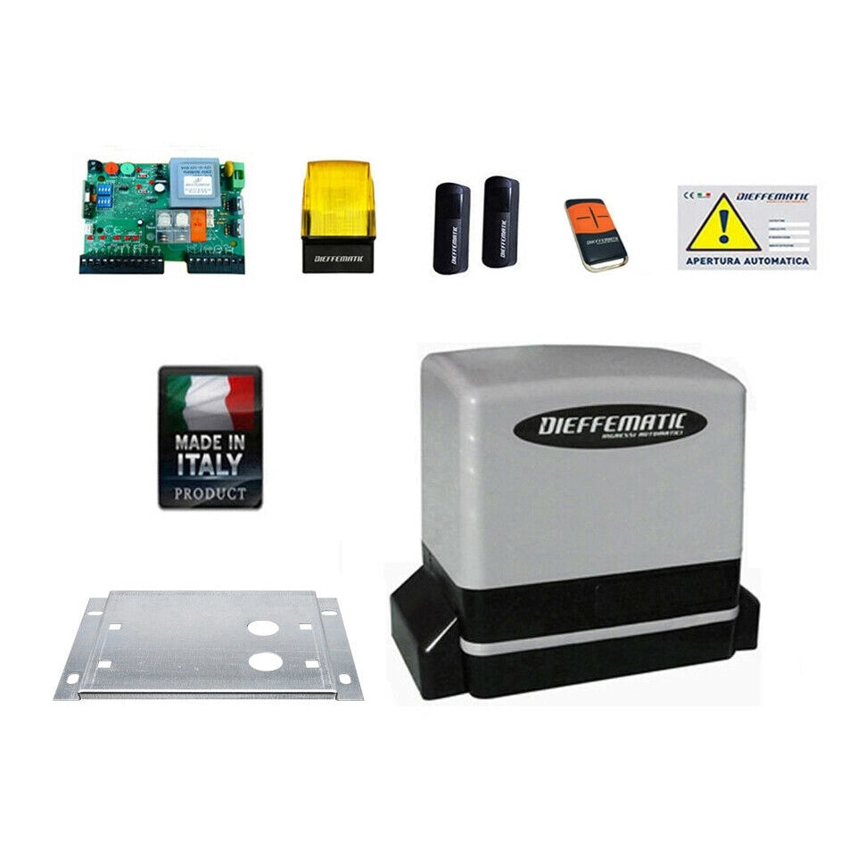 CANCELLO ELETTRICO SCORREVOLE 230V 900KG KIT AUTOMAZIONE COMPATIBILE CON ROBUS